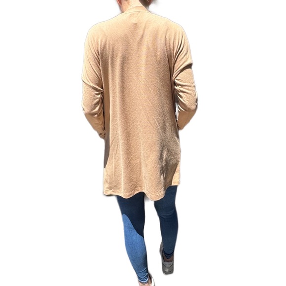 Sanctuary Nordstroms long beige cardigan open front simple everyday size small - Picture 2 of 7